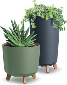 Kvetináč GRACIE TUBUS 29,8 cm svetlo šedý