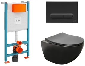 Závesný wc set Vitra Sento do ľahkých stien / predstenová SIKOVSB2, 1 ks