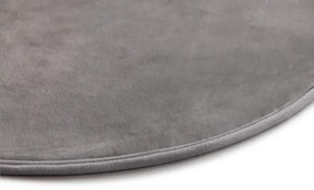 Kúpeľňový koberček Miami Viscose sivý kruh