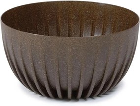 Květináč STRIPPED Eco Coffe 23,6x14 cm hnědý