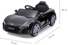 Elektrické autíčko Audi R8 Spyder čierne