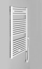 Aqualine Aqualine, DIRECT-E elektrické vykurovacie teleso, rovné, 600x960 mm, 400W, biela, ILE96T