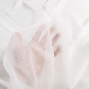 Voál krémovo biely žíhaný s olovkom ZAC-002 výška 275 cm Šitie na mieru