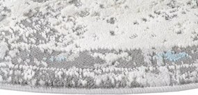 TA Koberec D889B BIELE MODRÉ ÚDOLIE OKRÚHLE Rozmer: 80x80 cm