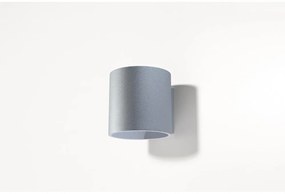 Sivé nástenné svietidlo Nice Lamps Roda
