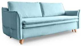 Svetlomodrá rozkladacia pohovka 225 cm Charming Charlie – Miuform
