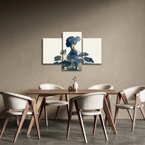 Obraz - Mramorový profil ženy (90x60 cm)