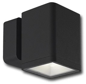 McLED Vonkajšie LED nástenné osvetlenie VERONA S, 7W, 4000K, IP65, čierne