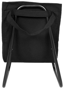 Stojan na drevo SURAT čierny