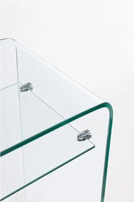 Sklenený konzolový stolík 35x110 cm Iride – Bizzotto