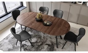 Rozkladací jedálenský stôl ARTUR dub/čierny