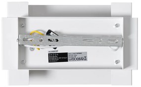 Priemyselná nástenná lampa biela 2-žiarovková - Coen