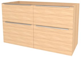 Mereo, Mereo Mailo, kúpeľňová skrinka 121 cm, chróm madlo, Multidecor, Dub Sand Barbera, MER-CN593SDSB1