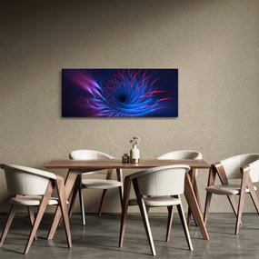 Obraz - abstrakcia kvetu (120x50 cm)