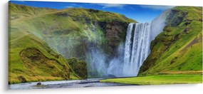 Obraz - Vodopád Seljalandsfoss (120x50 cm)