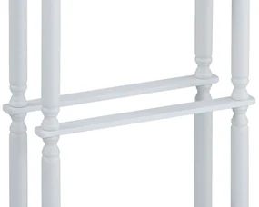 Autronic - Nemý sluha, výška 108 cm, masív kaučukovník, biely matný lak, nosnosť 7 kg - 20652-04 WT AKCE