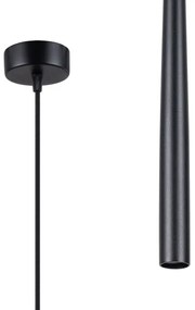 Sollux SL.1462 - Luster na lanku BLISS 1xG9/8W/230V čierna