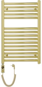 Mexen Helios, elektrické vykurovacie teleso 800 x 500 mm, 300 W, zlatá lesklá, W103-0800-500-2300-50