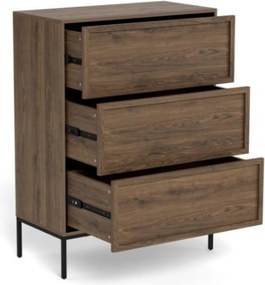 Komoda Palmdale 80 cm dub kouřový