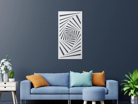 drevko Drevený obraz na stenu Ilúzia Rozmer obrazu: 44,5 x 22 cm, Farba dekorácie: Čierna