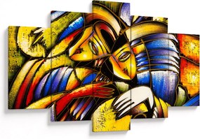 Obraz - Olejomaľba, milenci (150x105 cm)