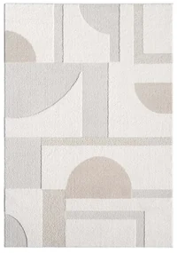 Dekorstudio Moderný koberec LOUNGE 9992 - krémový Rozmer koberca: 160x230cm
