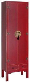 Červená šatníková skriňa 55x185 cm Oriente – Ixia