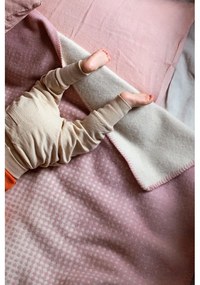 Vlnená deka Juhannus 100x150, ružová / Finnsheep