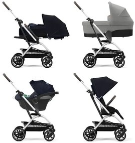 Cybex športový kočík Eezy S Twist+ 2 SILVER ocean blue