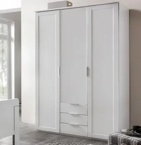 Šatníková skriňa Nadja, 135 cm, biela%