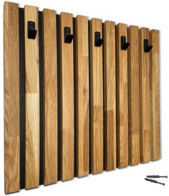 Dekorstudio Nástenný vešiak na oblečenie Lamele Panel 60cm