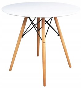 Bestent Jedálenský stôl 80cm Anello White