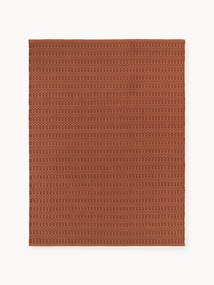 Ručne tkaný koberec do interiéru/exteriéru's geometrickým vzorom Rune