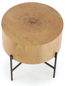 Konferenčný stolík Brooklyn S, dub / čierna