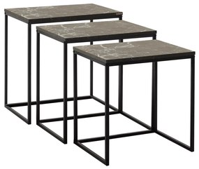 Adore Furniture SADA 3x Konferenčný stolík čierna 479ADR1413