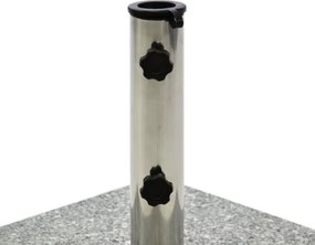 Garthen 1502 Stojan na slnečník - žula / nerezová oceľ, 50 kg