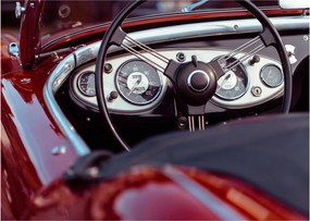 Sklenený obraz - Detail automobilu (70x50 cm)
