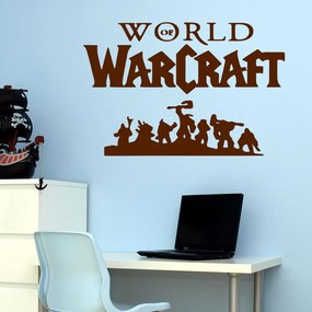Veselá Stena Samolepka World of Warcraft Farba: hnědá, Veľkosť: 80 x 53 cm