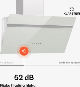 Klarstein Alina digestor | 70 cm | 600 m³/h | Tichý | Trieda A