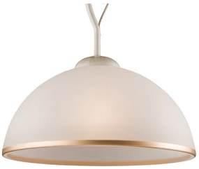 Brilagi - LED Luster na tyči ANTICO 1xE27/60W/230V biela patina