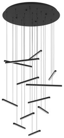 Eglo 390351 - LED Stmievateľný luster na lanku LINDOZA 12xLED/8,4W/230V 3000K