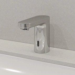 HANSGROHE Vernis Blend eFaucet elektronická umývadlová batéria pre studenú alebo prednastavenú vodu, napájanie zo siete 230 V, výška výtoku 100 mm, chróm, 71504000