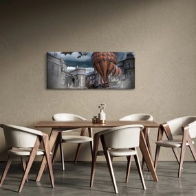 Obraz - Surrealistická krajina (120x50 cm)