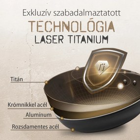 Hrniec s titánovým povrchom Ø 24 cm - Saturn Terra Lunasol - 601305