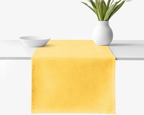 Goldea behúň na stôl malaga - žltý 20x120 cm
