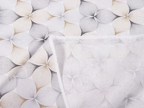 Biante Dekoračný záves PML-031 Designové geometrické obrazce na bielom 145x170 cm