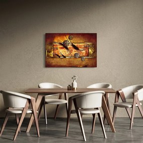 Obraz abstrakcie (90x60 cm)