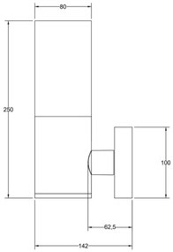 Maytoni O418WL-01B - Vonkajšie nástenné svietidlo WILLIS 1xE27/60W/230V IP54 čierna