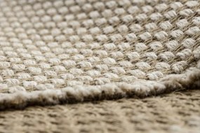 Koberec JUTE 3731 so strapcami, krémový / béžový