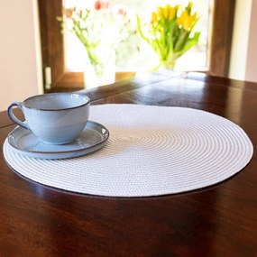 Altom Prestieranie Straw biela, pr. 38 cm, sada 4 ks